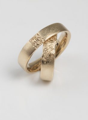 Vestuviniai žiedai „Gamtos paliesti“